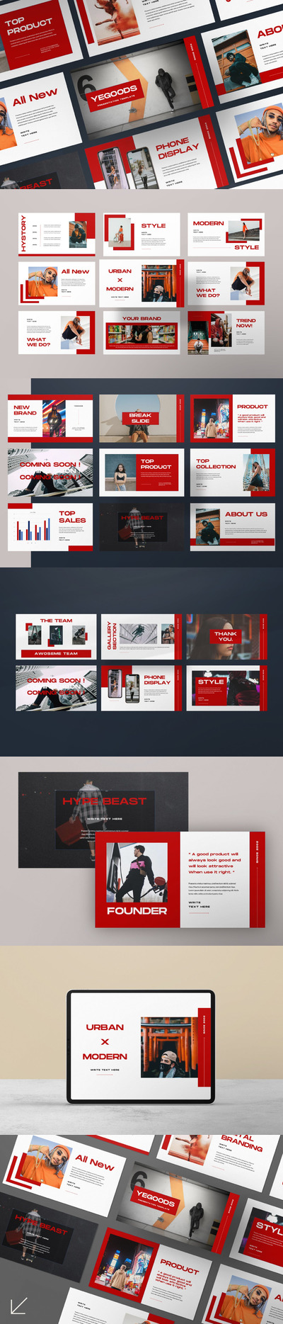 现代酷炫城市介绍演示模板(PPTX)