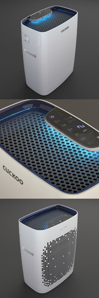 空气净化器3D模型下载 (obj.max)