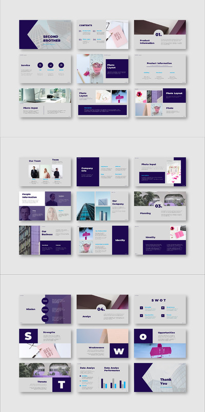 商业计划产品演示模板(PPTX)