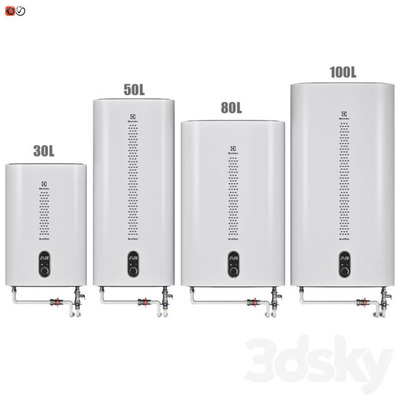 伊莱克斯热水器3D模型（OBJ,FBX,MAX）