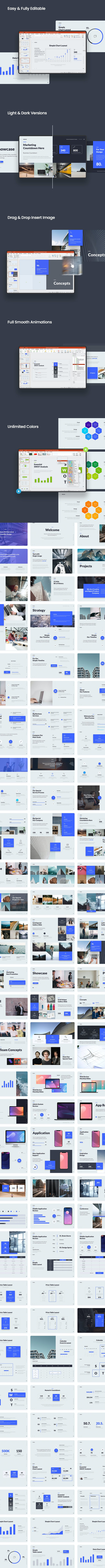 MEGAN - 现代动画商业模板(PPTX)