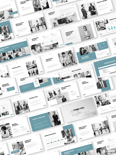 营销代理ppt演示模板 (PPT,PPTX)