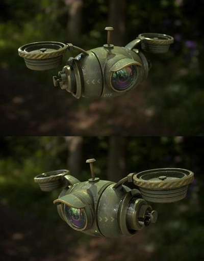 D15无人机3D模型（OBJ,FBX,MAX）