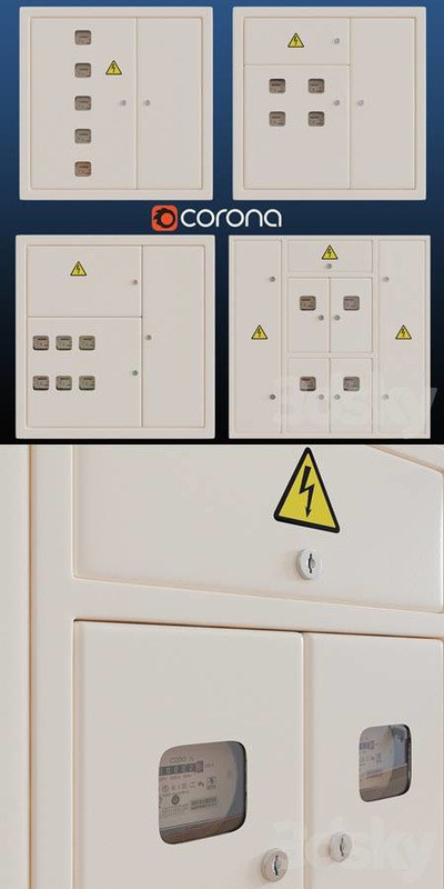 电气面板3D模型（OBJ,FBX,MAX）