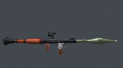 RPG7火箭筒3D模型下载 (FBX,MAX,OBJ)