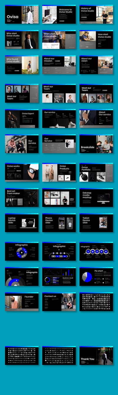 Ovisa – 服饰业务演示文稿模板(PPTX)