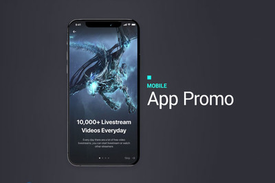 简约风格App应用促销演示AE视频模板[aep]