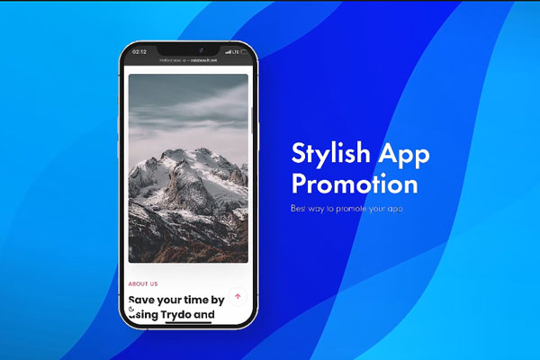 时尚App应用宣传介绍视频AE模板[aep]