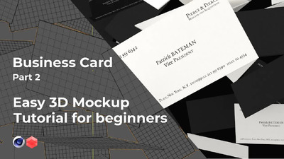 C4D+Redshift制作的名片展示效果工程文件下载(C4D)