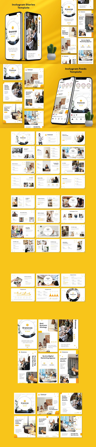 Granovas - 创意精美PPT媒体模板(PPTX)