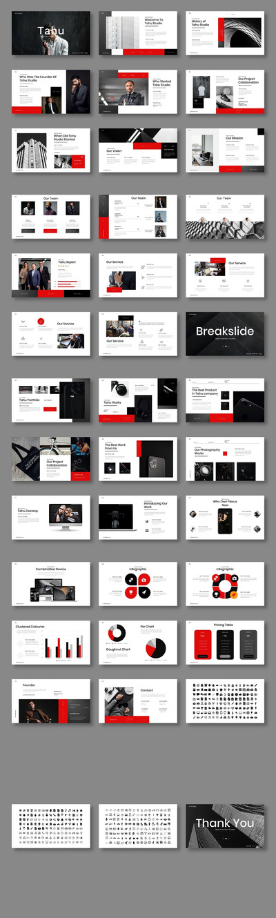 Tahu – 极简现代商务PPT模板(PPTX)