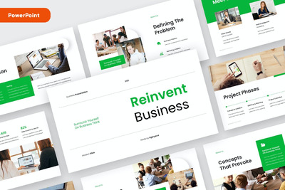 REINVENT - 商业推介文稿PPT模板(PPTX)