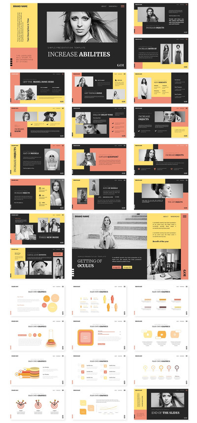 时尚高端项目展示PPT模板 (PPTX)