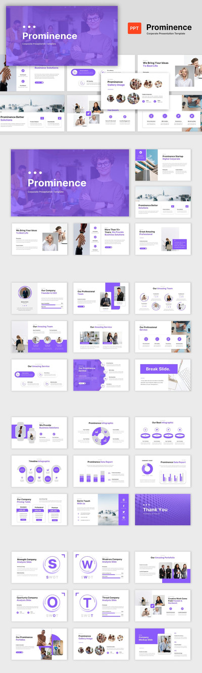 Prominence - 企业合作PPT演示模板(PPT,PPTX)