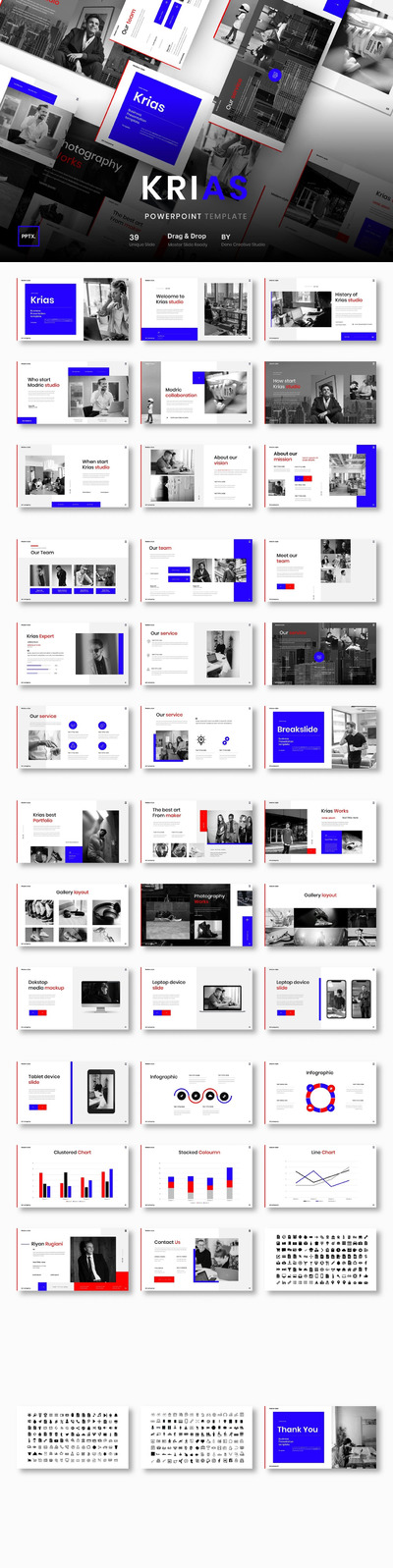 Krias – 高端商业PPT演示模板(PPTX)