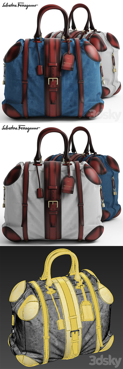 时尚手提包3D模型下载 (FBX,OBJ,MAX)