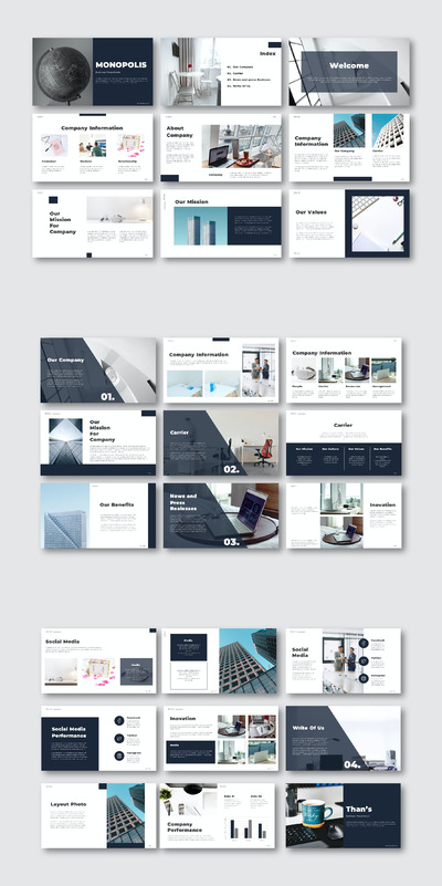 专利公司业务演示模板