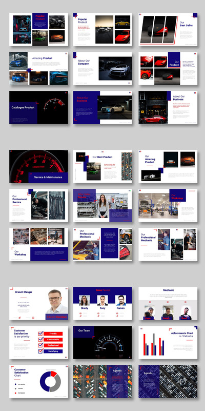 汽车业务介绍演示模板