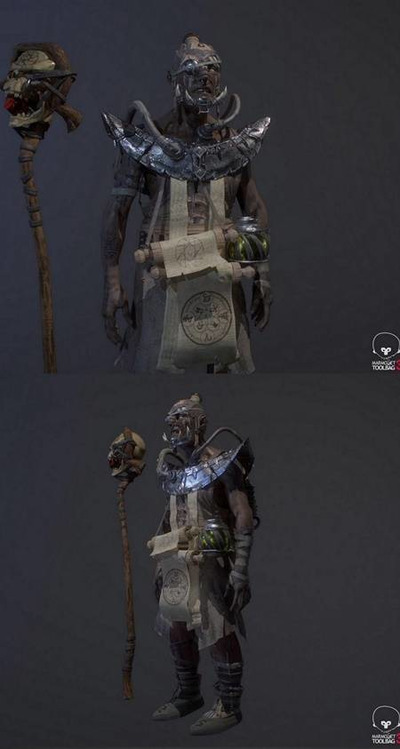 术士3D模型（OBJ,FBX,MAX）