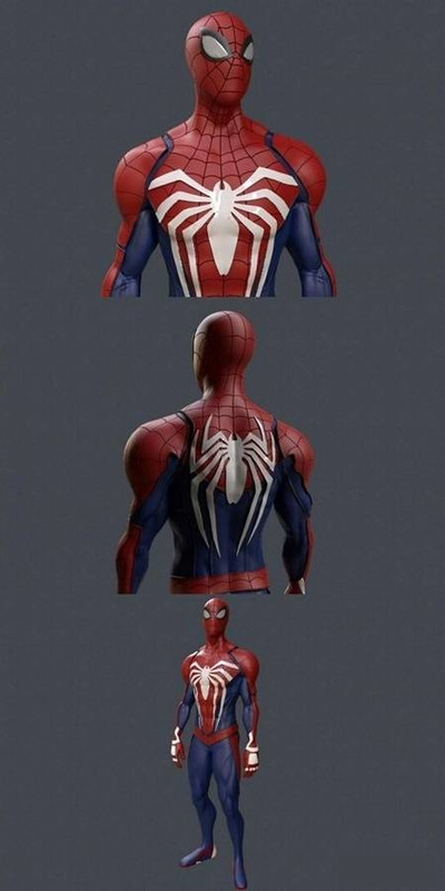 蜘蛛侠3D模型（OBJ,FBX,MAX）