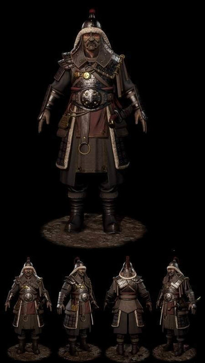 东方重型战士3D模型（OBJ,FBX,MAX）