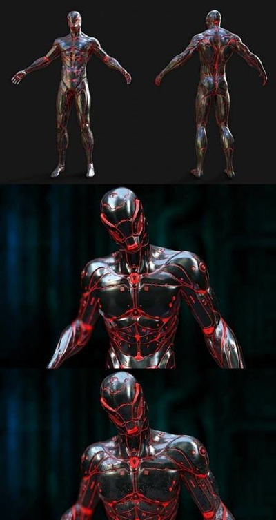 纳米机器人3D模型（OBJ,FBX,MAX）