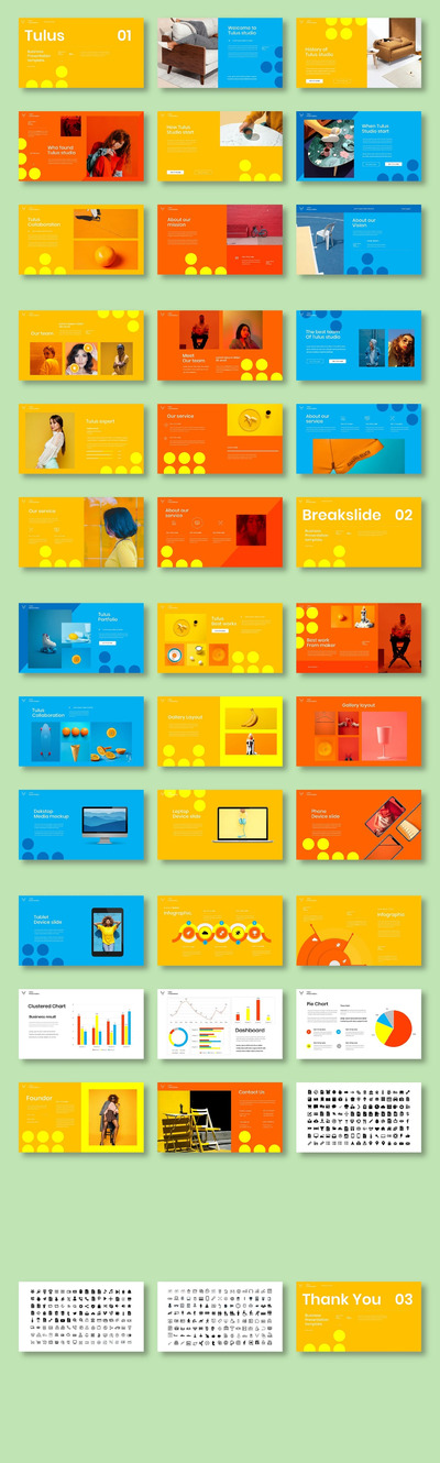 Tulus – 彩色生活主题演示模板