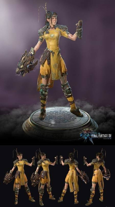 最终幻想武僧3D模型（OBJ,FBX,MAX）