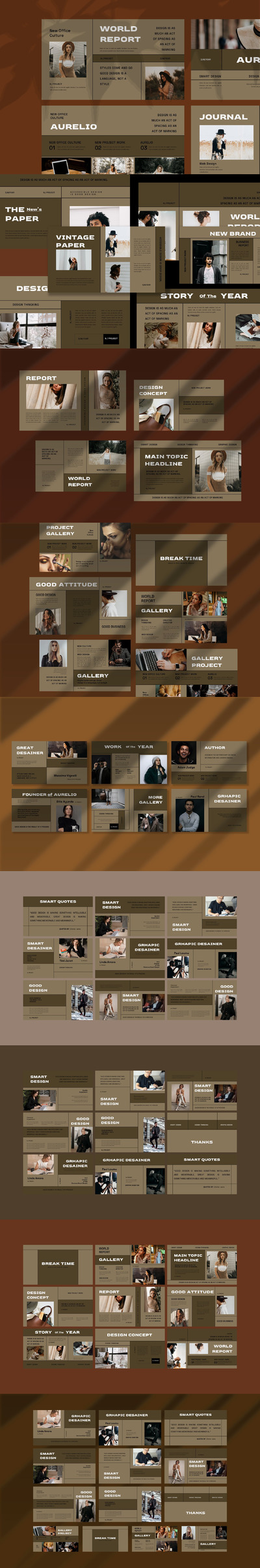 经典独特PPT演示模板 (PPTX,PPT)