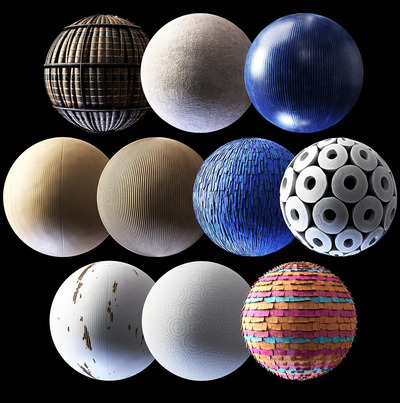 Blender室内材质场景包 (Blend,jpg)