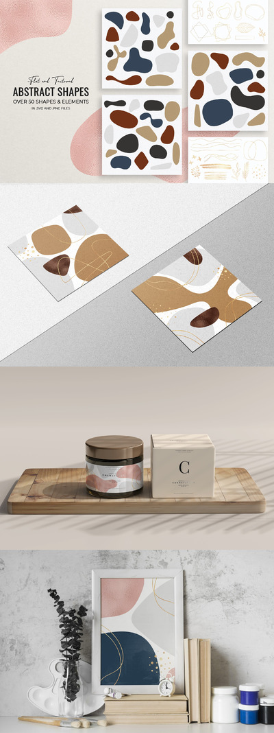 抽象形状装饰图案