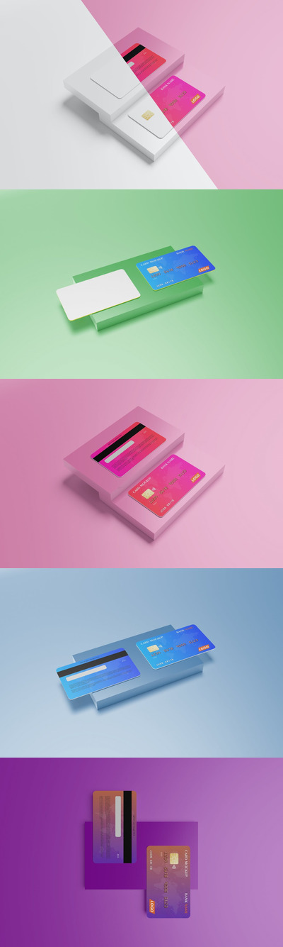 高端信用卡设计样机(PSD)