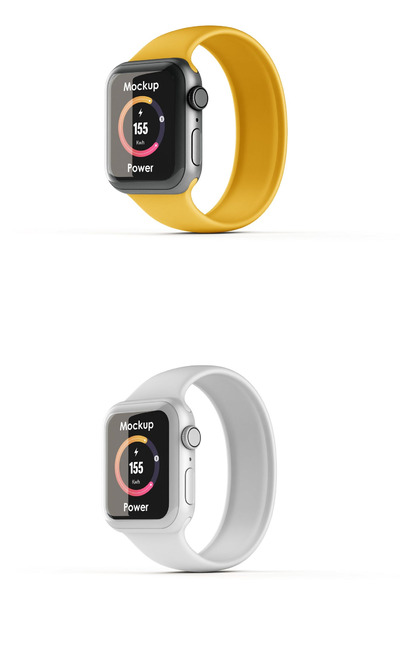 智能苹果手表展示样机(PSD)