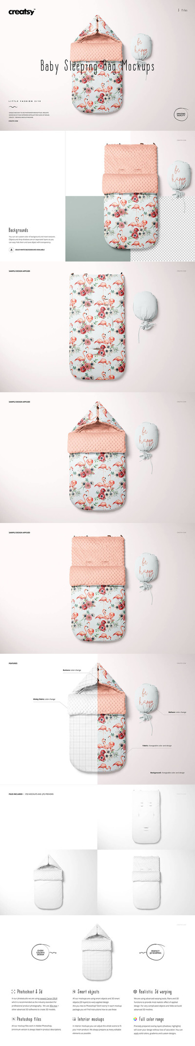 婴儿睡袋样机套装[1.13GB,PSD]