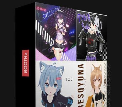 Unity3d 专用卡通模型与配套材质下载 (unitypackage)