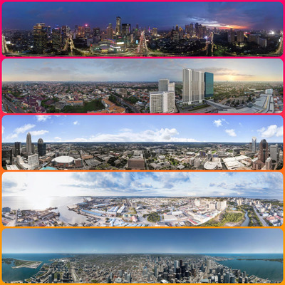 城市大场景HDRI光线图片下载（HDR）