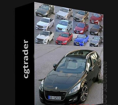 主流风格的各类汽车3D模型大合集 (MAX,3DS,FBX,OBJ,C4D,LWO,TEX)