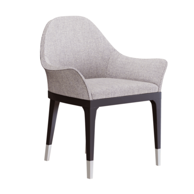 Manta Low木质框架钢脚斜纹布艺扶手椅3D模型（OBJ,FBX,MAX）