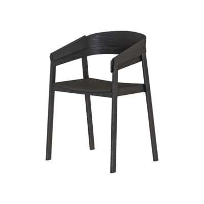 Cover黑色木质扶手椅3D模型（OBJ,FBX,MAX）