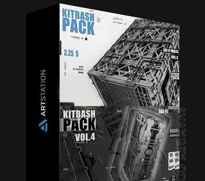 科幻场景元素3D模型 (fbx,max)