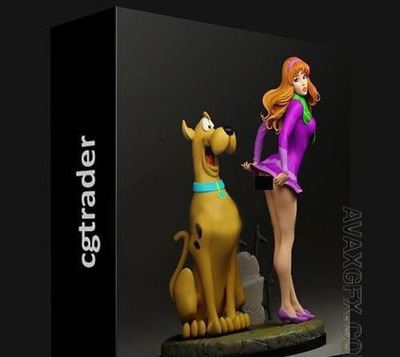 达芙妮和史酷比杜迪奥拉玛 3D 打印模型(stl)