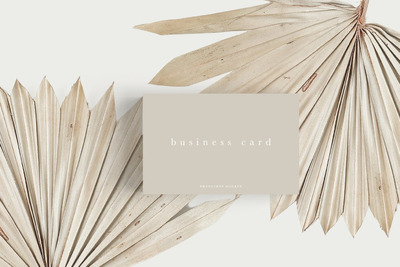 高端商务名片产品模型 #23 (PSD,JPG)