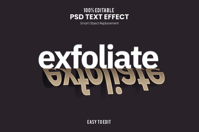 逼真质感的剥离纸张立体字文字效果图层样式