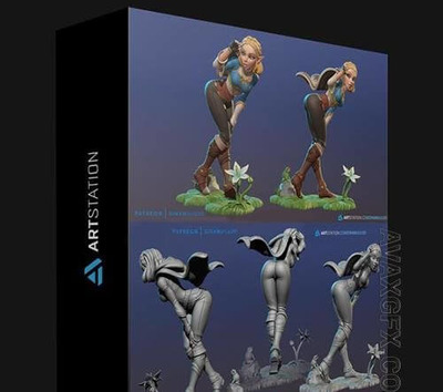 塞尔达替代造型3d打印模型下载 (ztl)