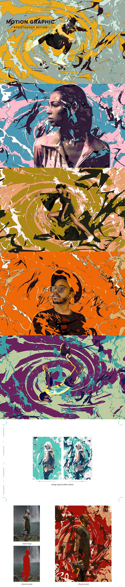 动态图形卡通漫画效果PS动作 (atn)