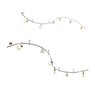 Odeon细长结构镀镍吊灯3D模型（OBJ,FBX,MAX）