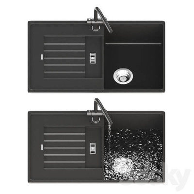 厨房水槽3D模型（OBJ,FBX,MAX）