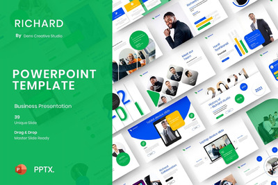 Richard – 高端商业计划书演示模板(PPTX)