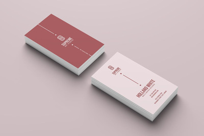 时尚商务名片设计模型(AI,EPS)