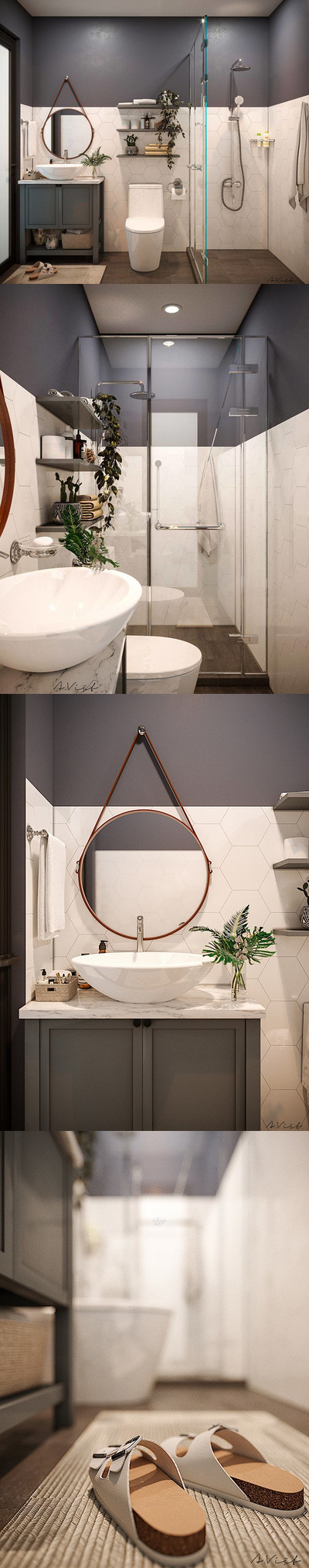 带多种细节的卫浴3D模型套装下载 (FBX,MAX)